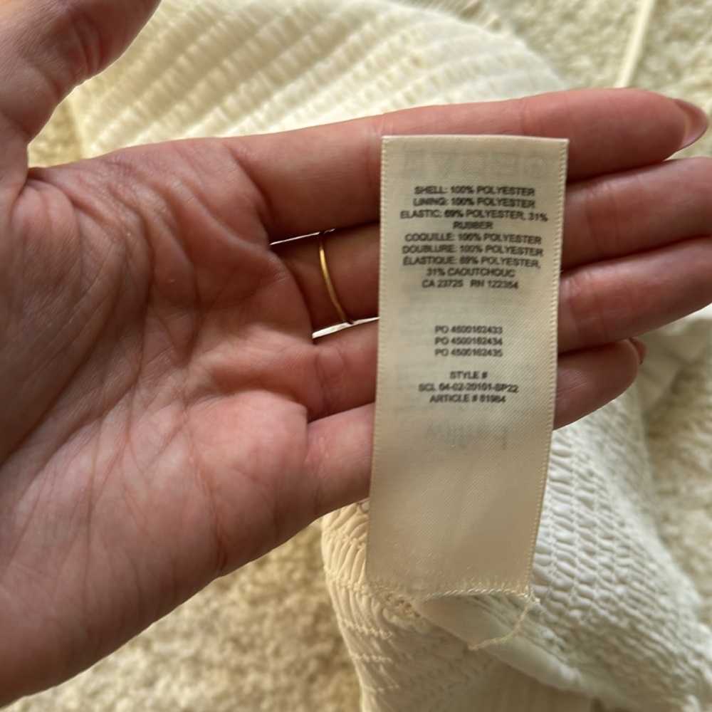 Wilfred Ruched Tank Cream - Picture 4 of 4